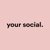 your social logo