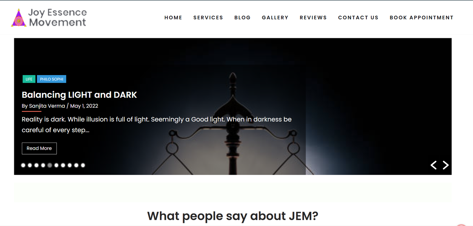 Joy Essence Movement | A Tailored Digital Experience